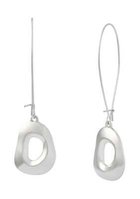 Robert Lee Morris Soho Sculpted Link Dangle Earrings