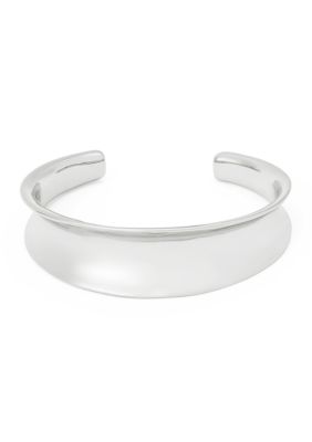 Robert Lee Morris Soho Concave Cuff Bracelet, Silver