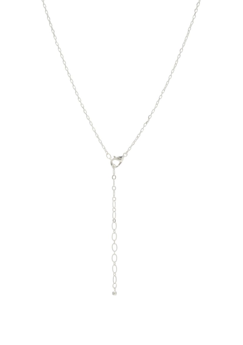 Pacific Opal Silver Crystal Necklace
