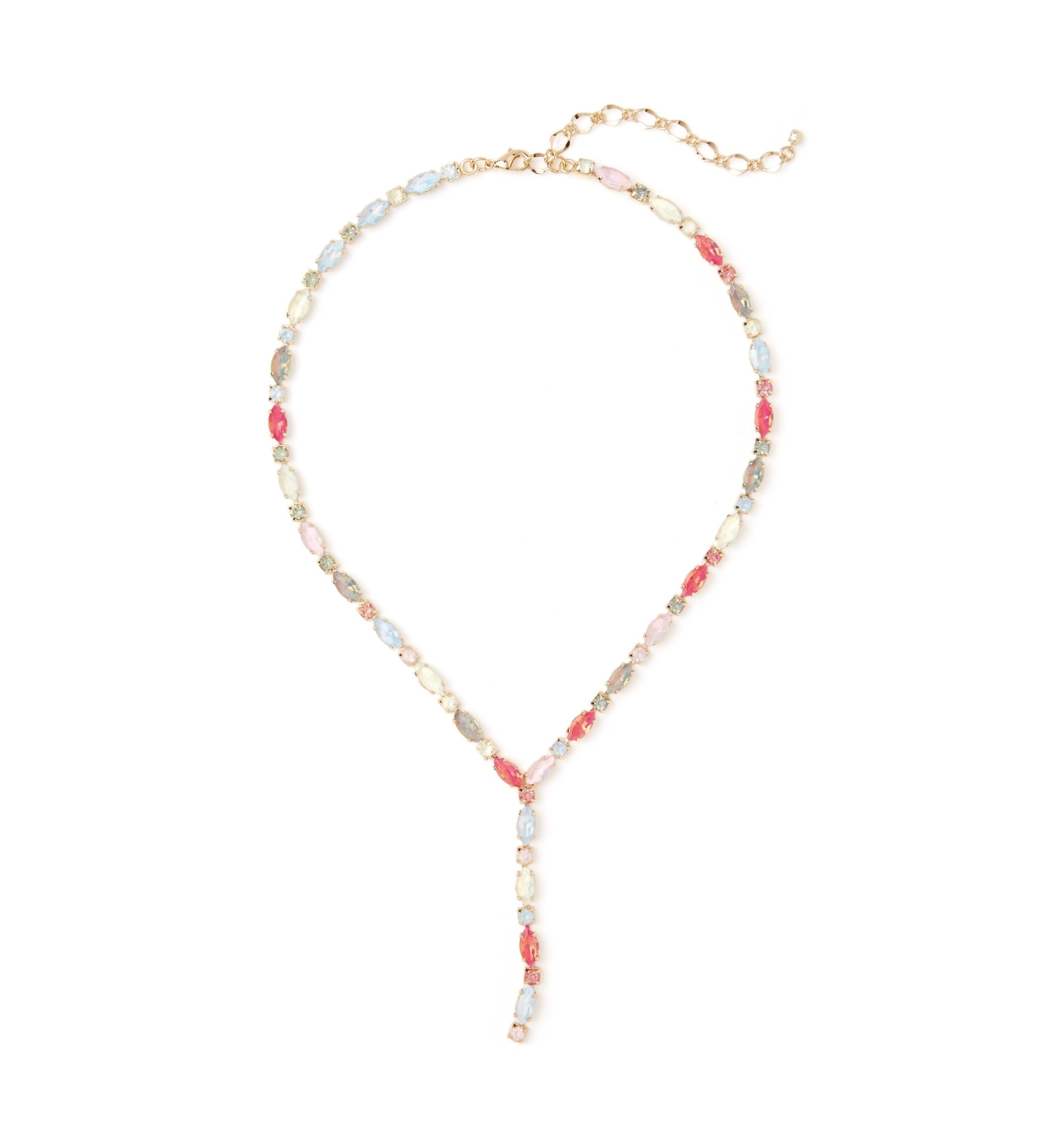 Multi Fancy Y Necklace