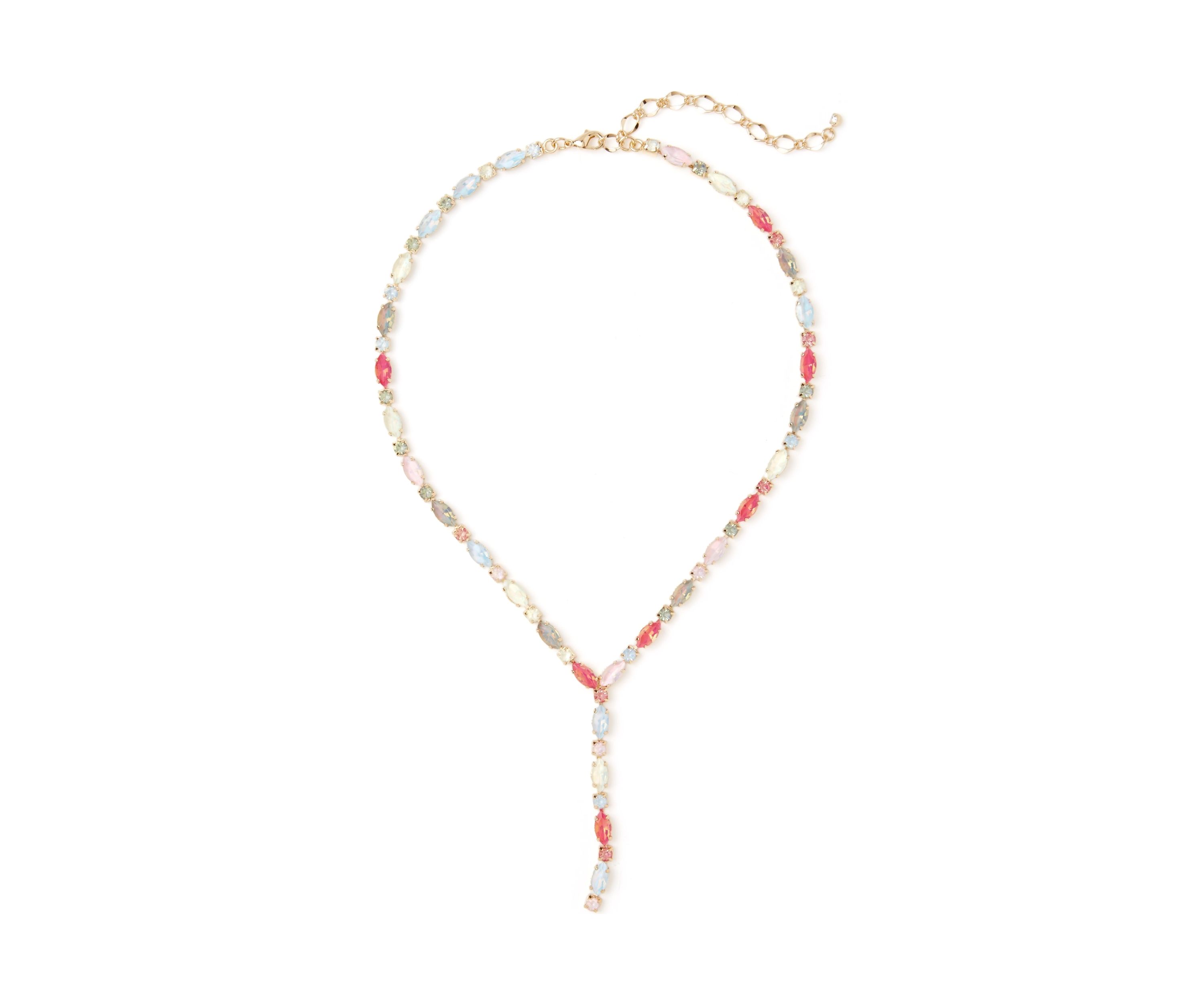 Multi Fancy Y Necklace