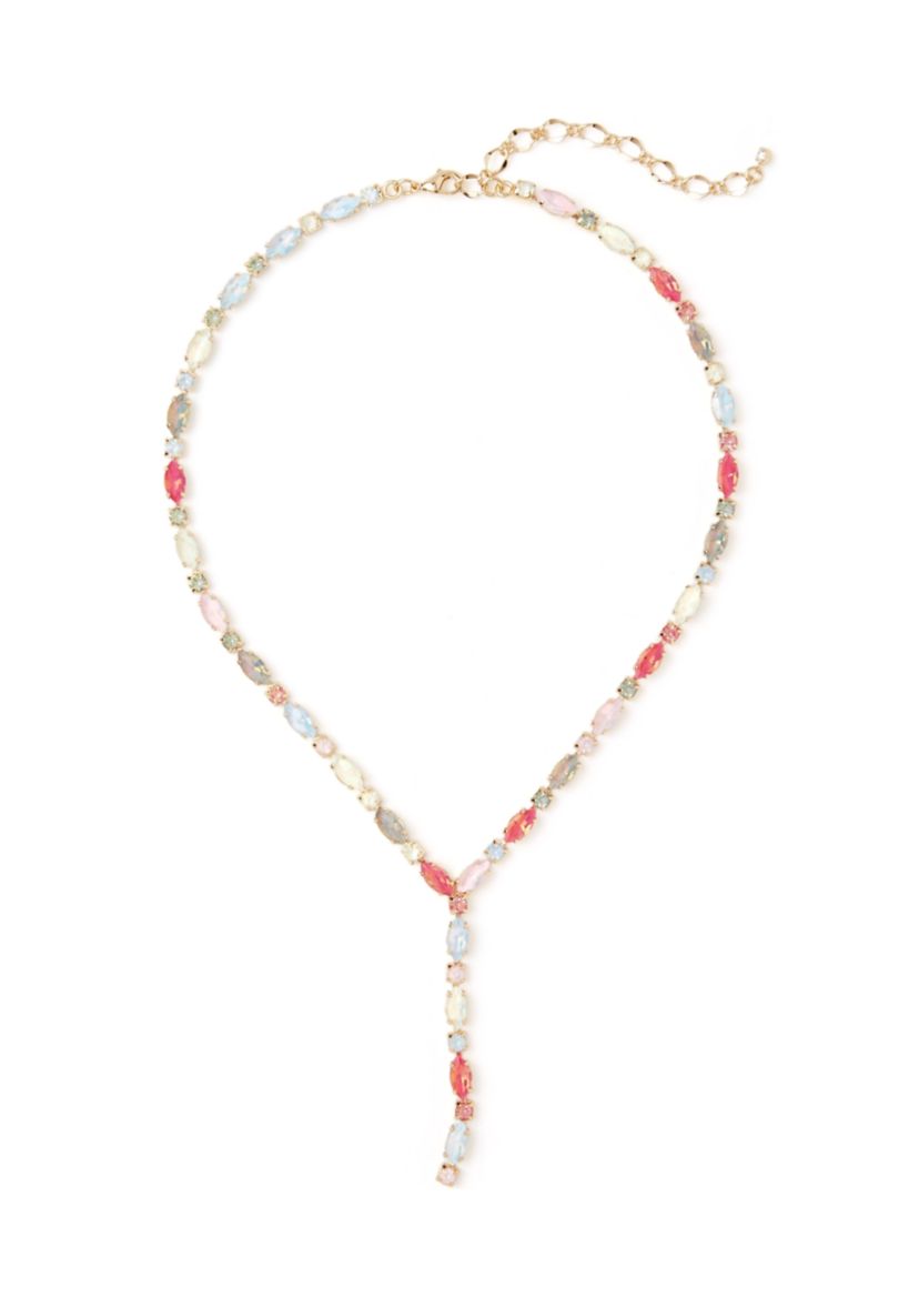 Multi Fancy Y Necklace
