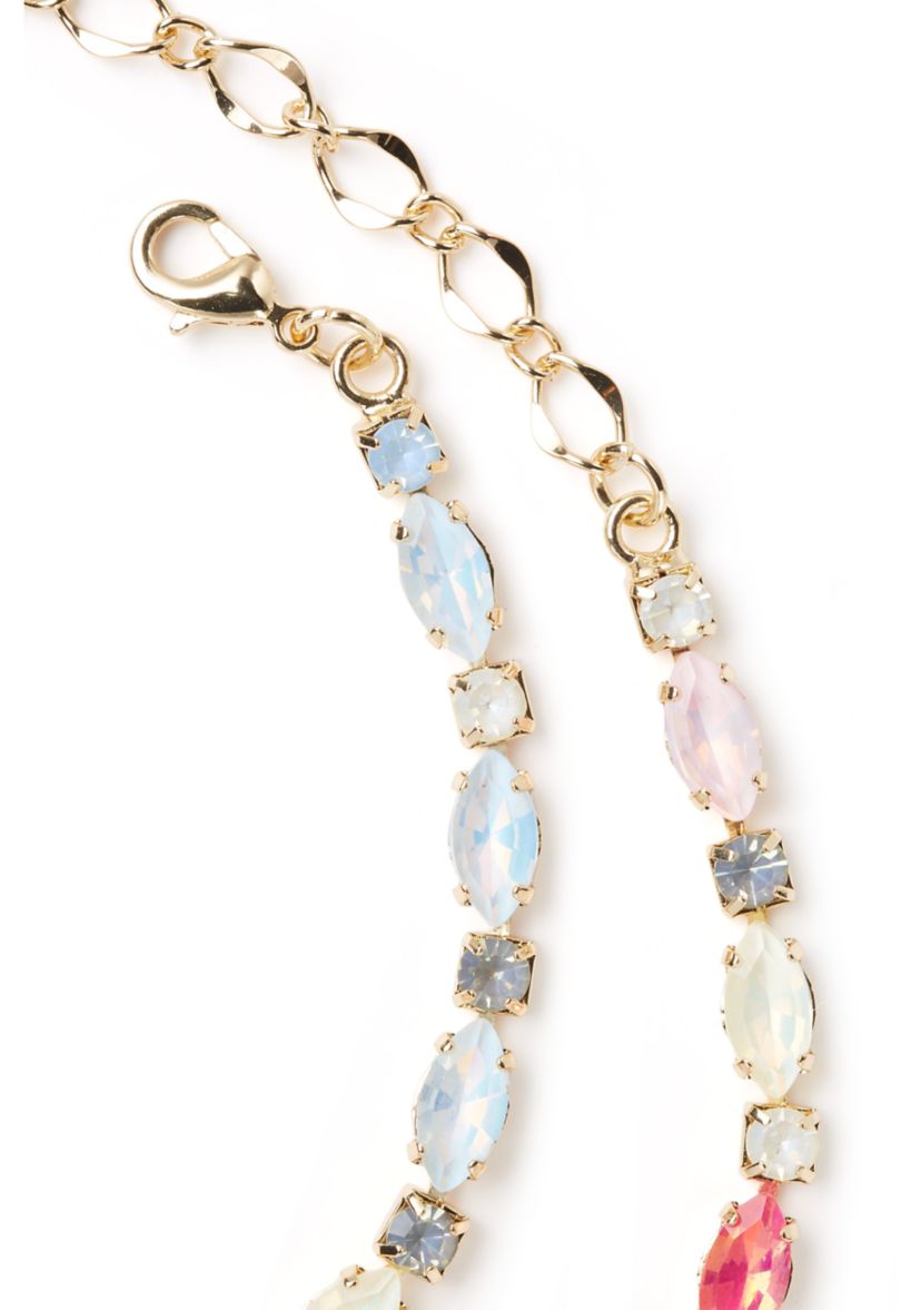 Multi Fancy Y Necklace