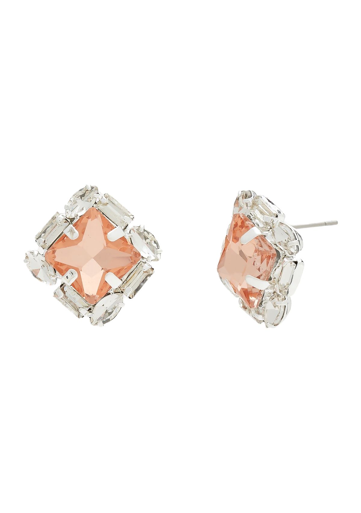 Vintage Rose Fancy Stud Earrings