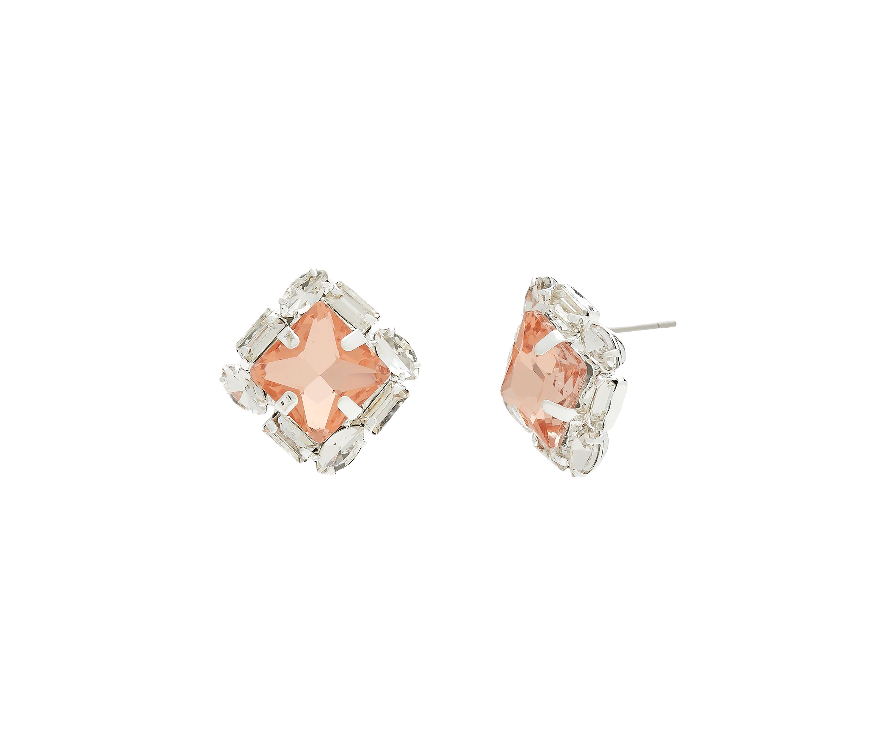 Vintage Rose Fancy Stud Earrings
