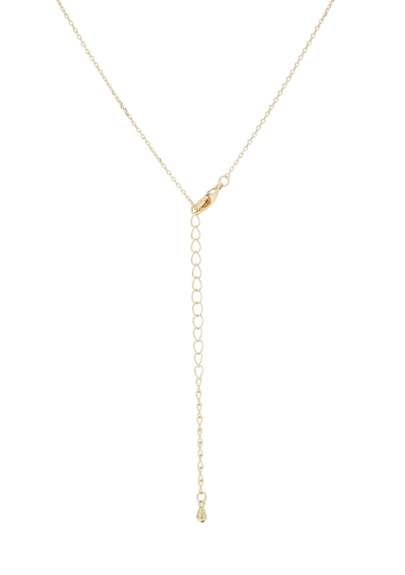 Gold Tone Cubic Zirconia Pear Halo Necklace and Earrings Set