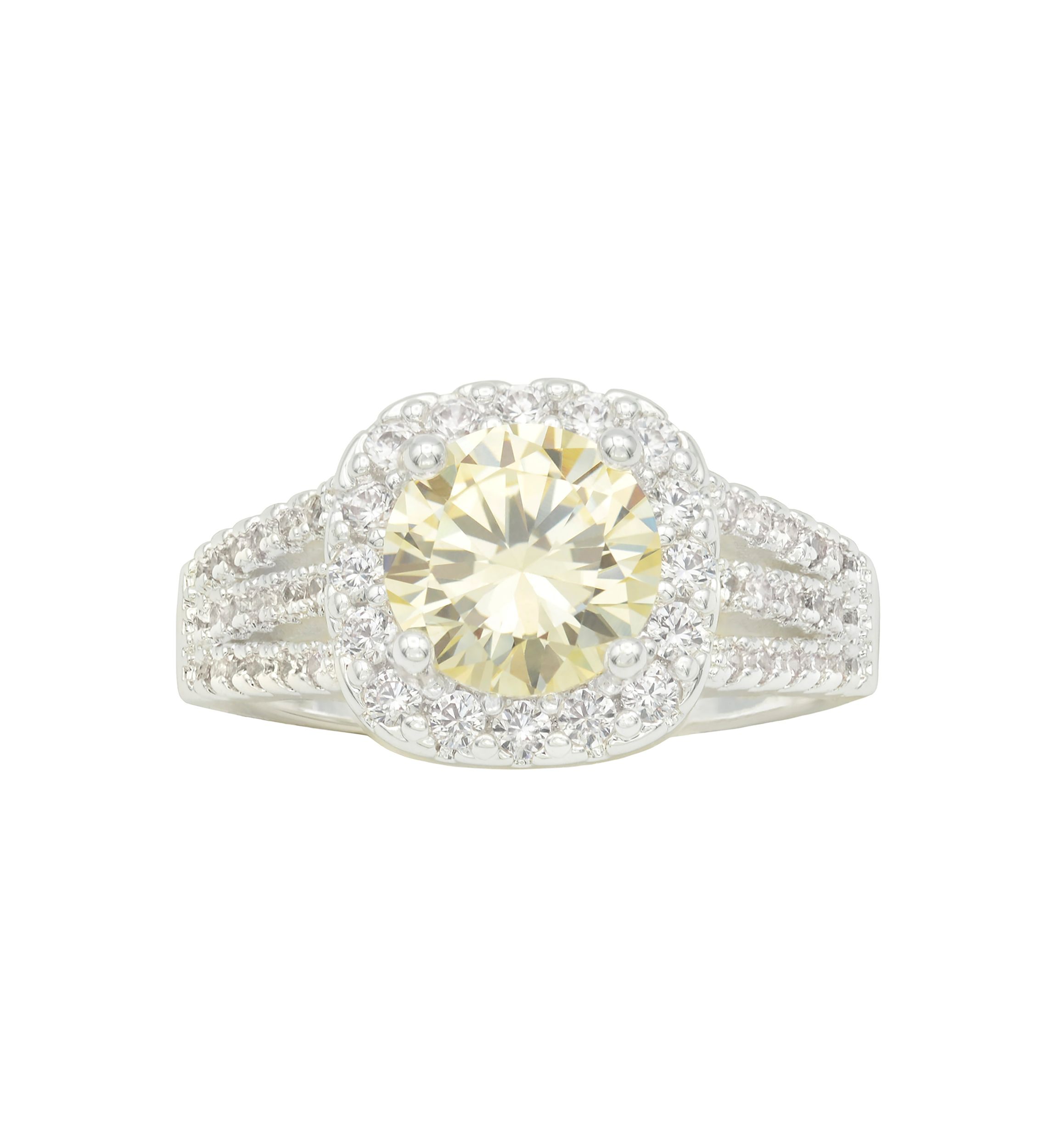 Lab Grown Cubic Zirconia Jonquil Ring