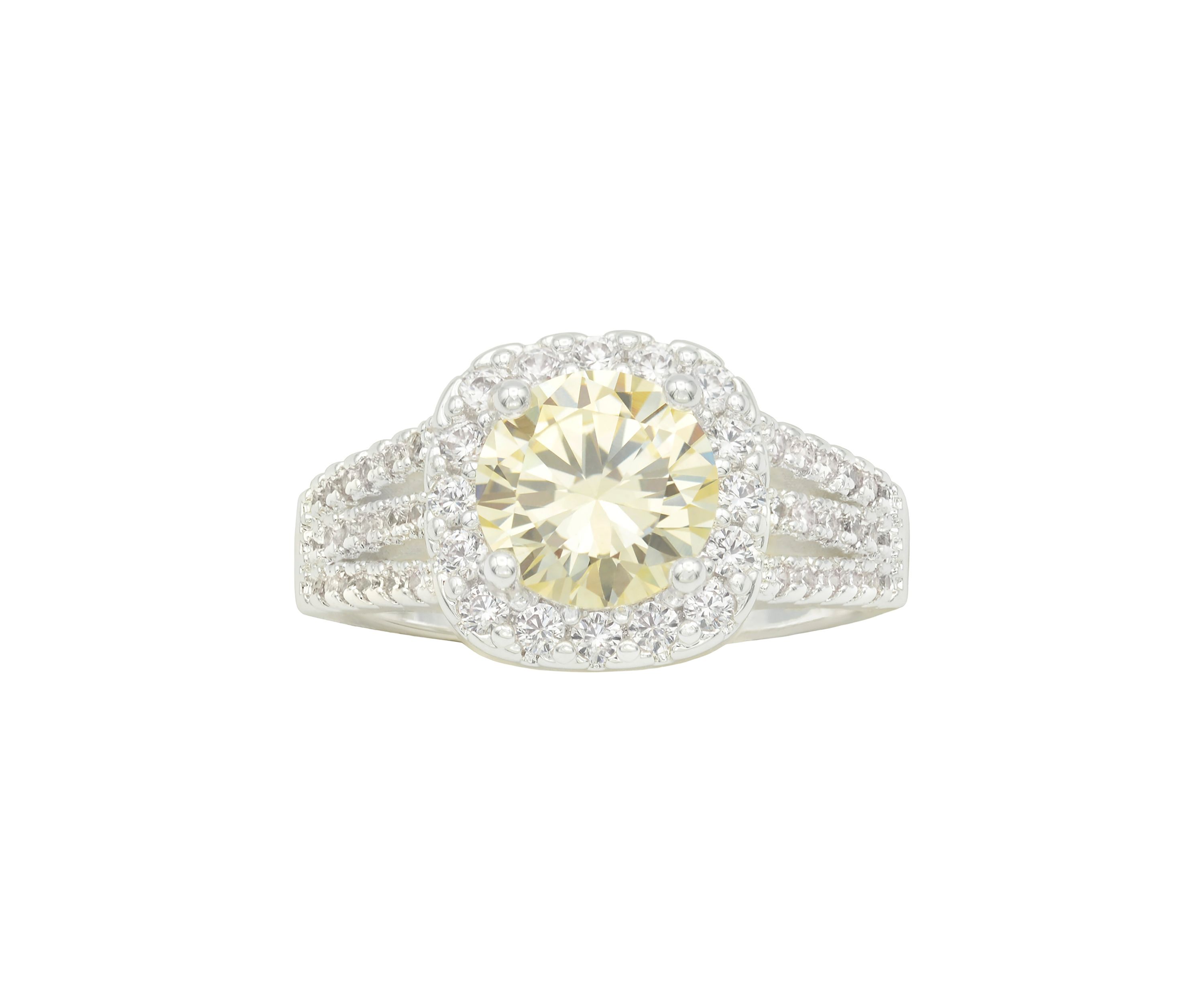 Lab Grown Cubic Zirconia Jonquil Ring