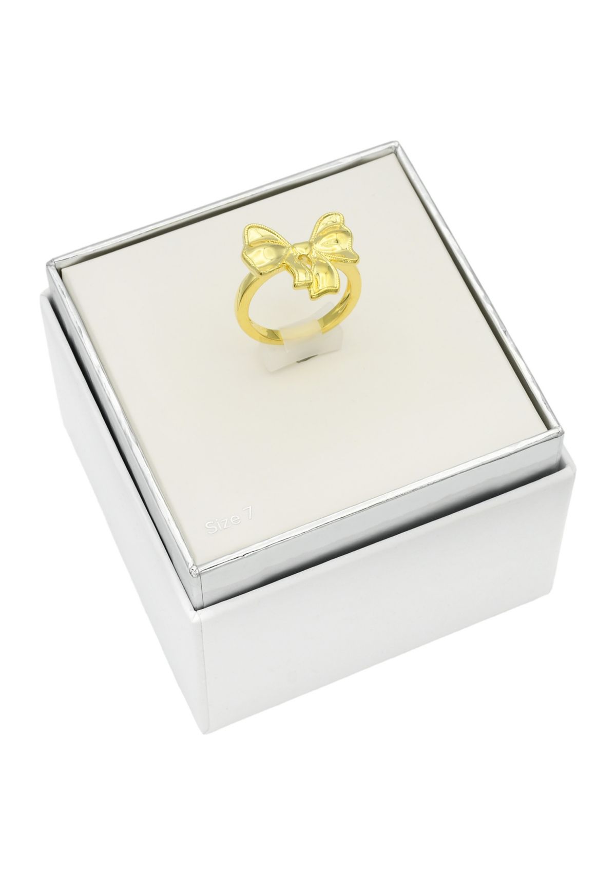 Gold Tone Bow Ring