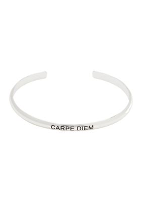 Carpe Diem Bangle and Multi Stretch Bracelet Set