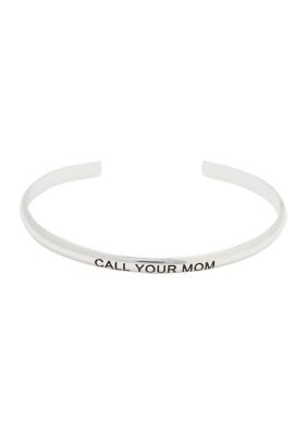 Call Your Mom Bangle and Multi Stretch Bracelet Set