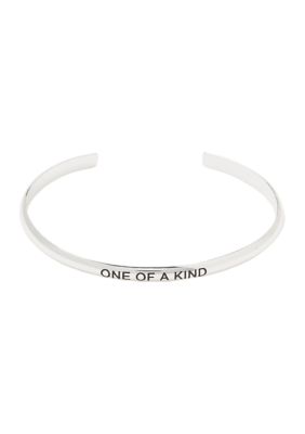 Wonderly One of A Kind Bangle and Multi Stretch Bracelet Set, 7 in