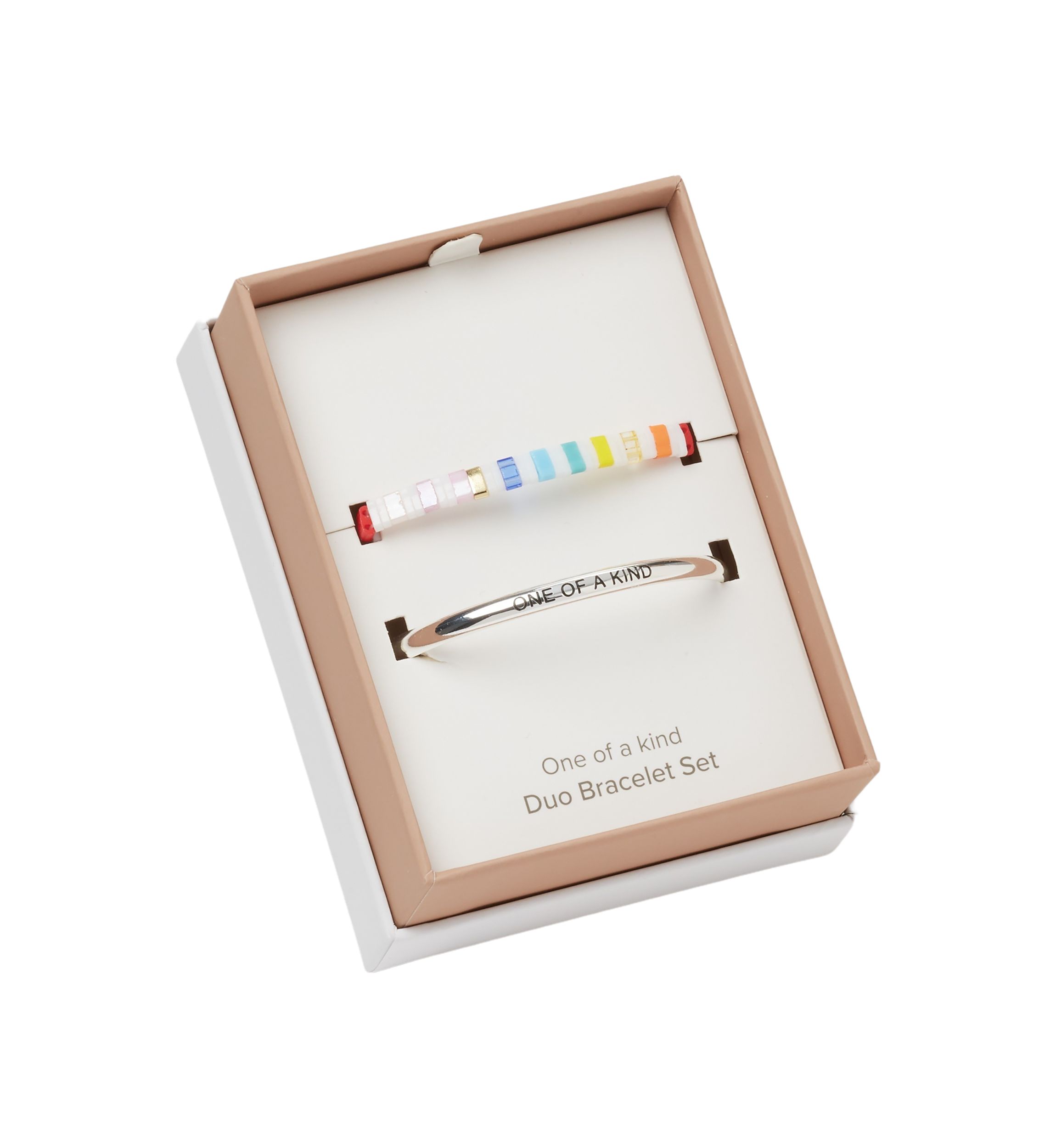 One of A Kind Bangle and Multi Stretch Bracelet Set