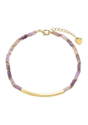 Wonderly Semi Precious Beaded Bracelet, 8 in