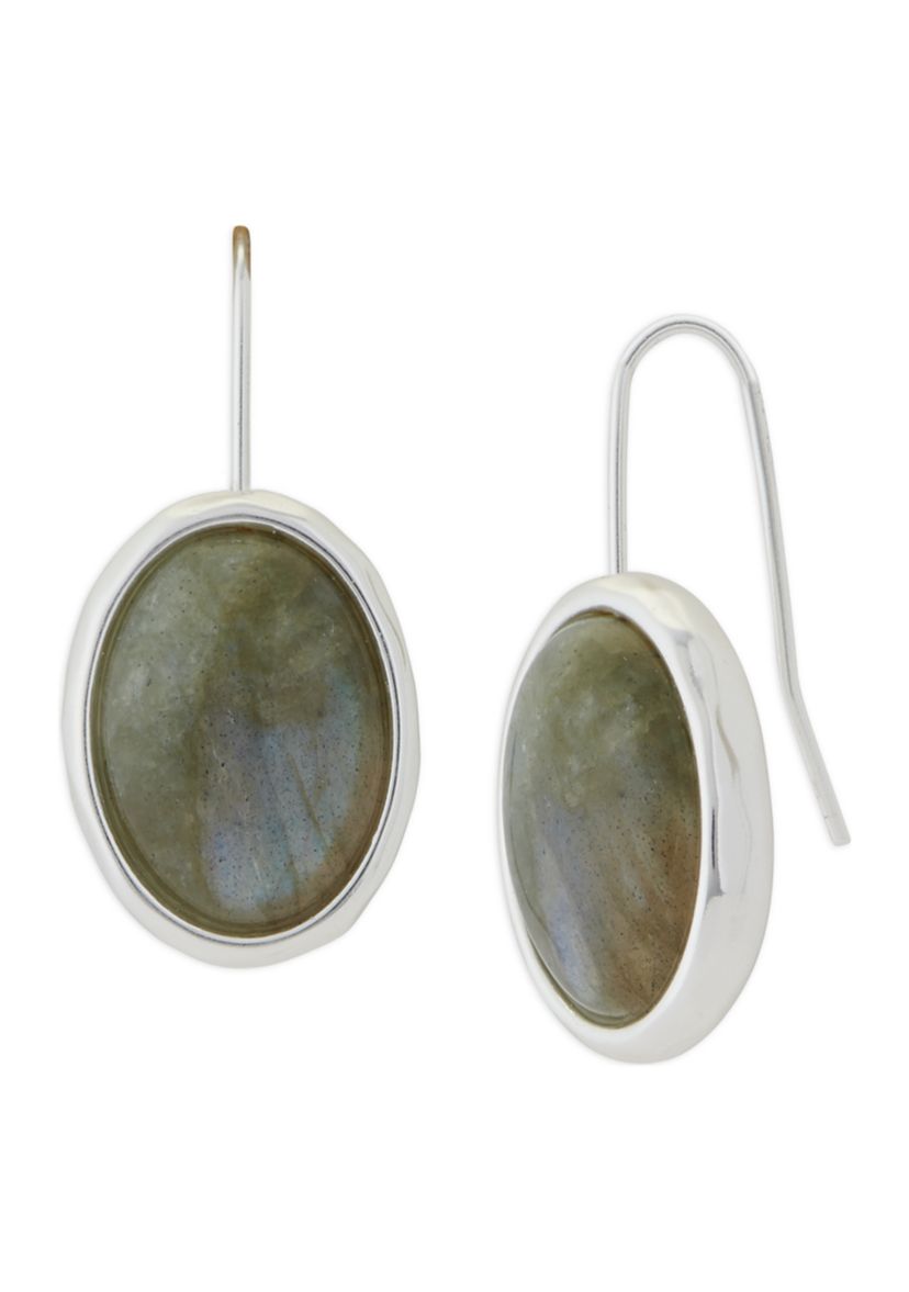 Modern Set Stone Earrings