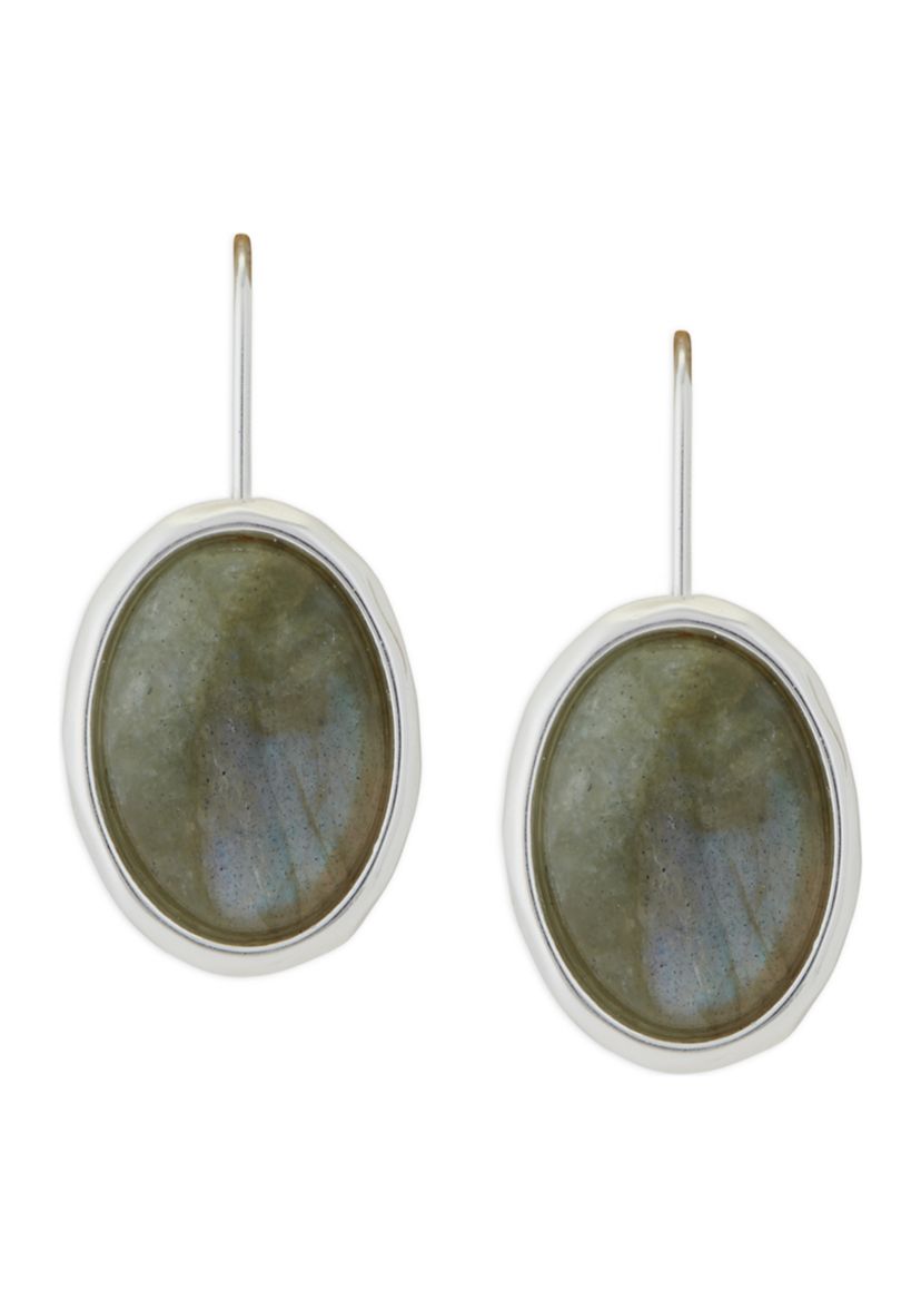 Modern Set Stone Earrings