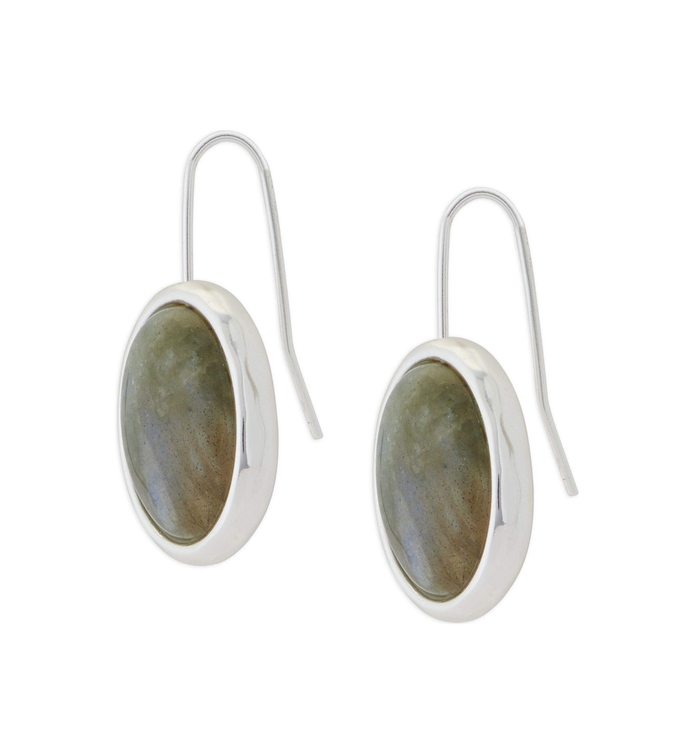Modern Set Stone Earrings