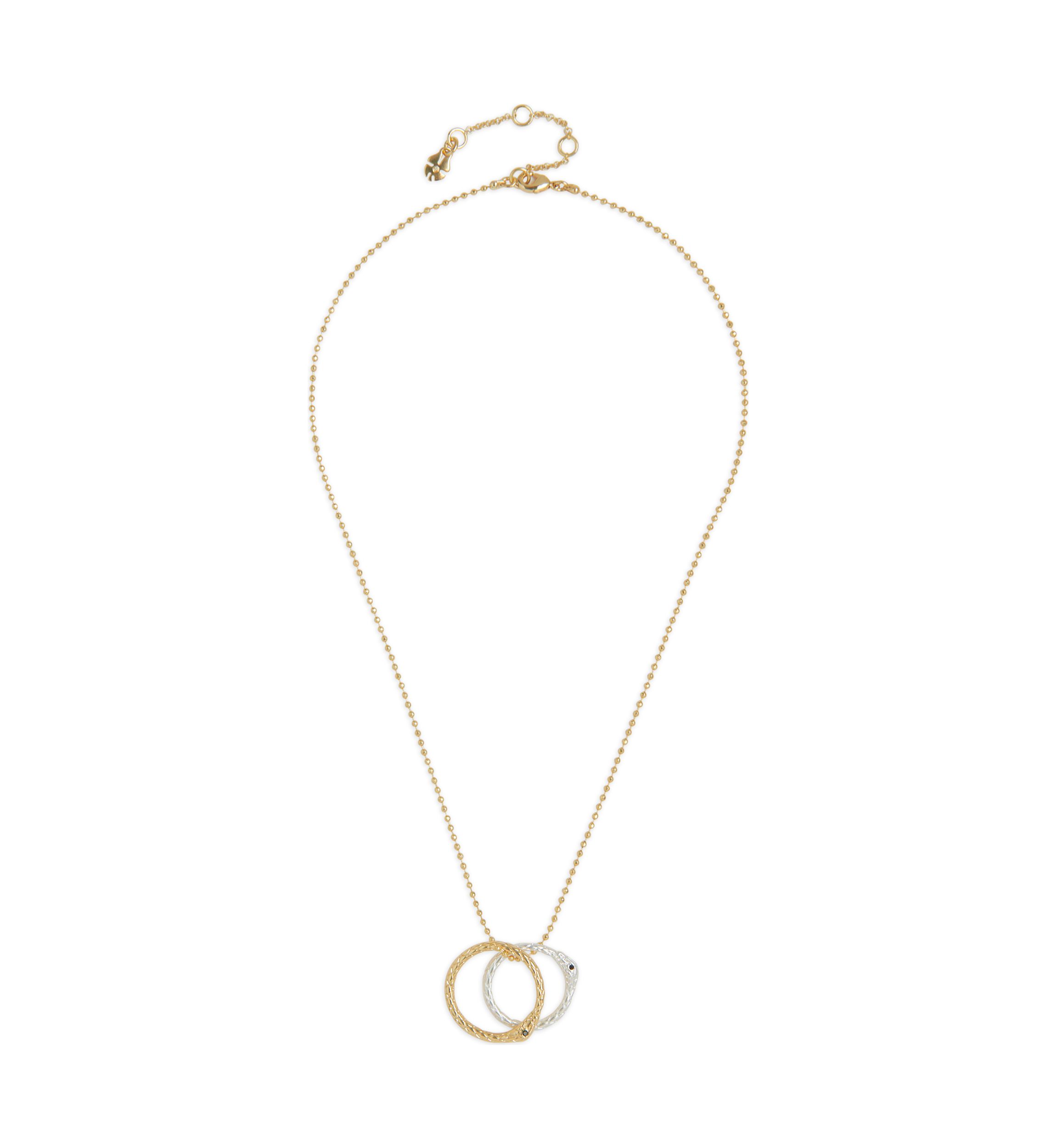 Continuous Snake Pendant Necklace