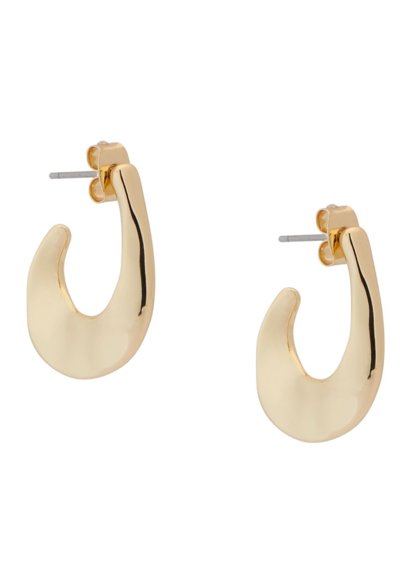 Asymmetrical Hoop Earrings