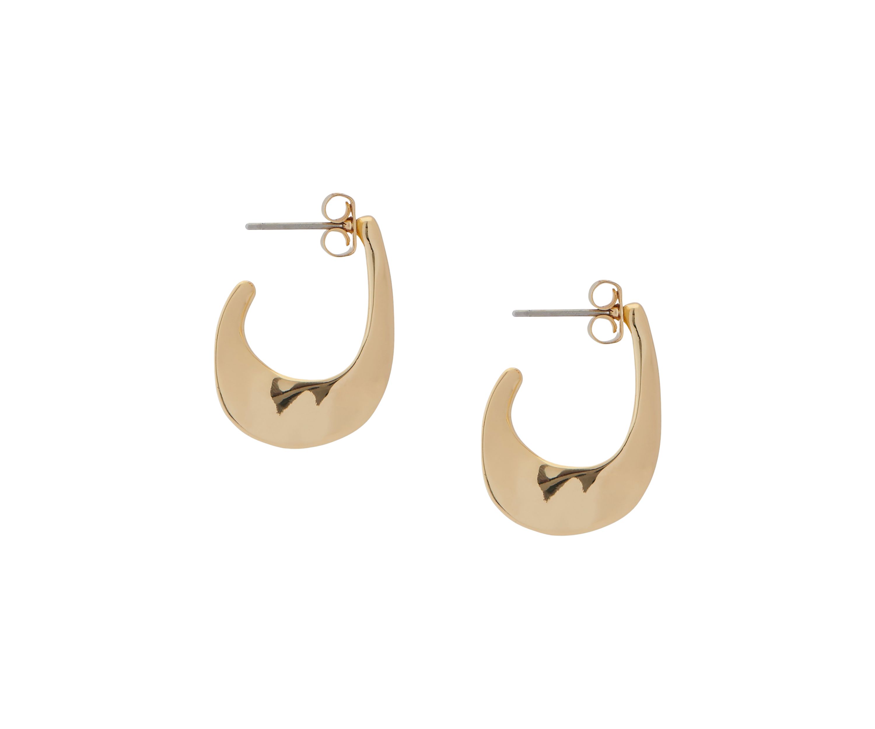 Asymmetrical Hoop Earrings