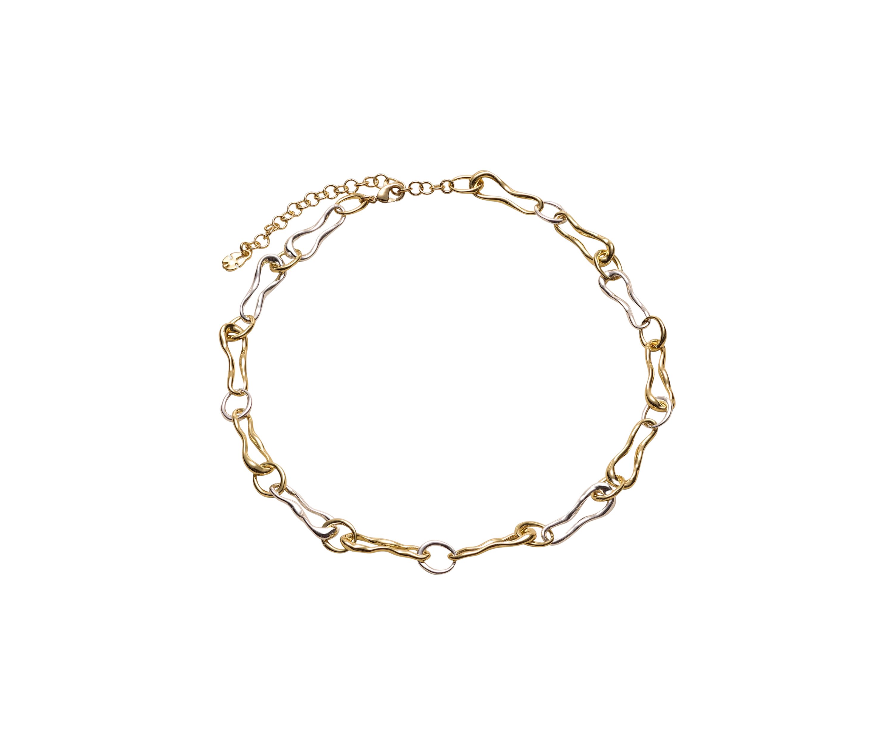Mixed Metal Chain Necklace