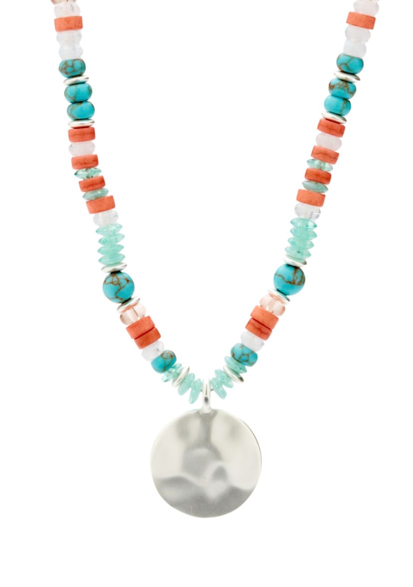 Beaded Pendant Necklace