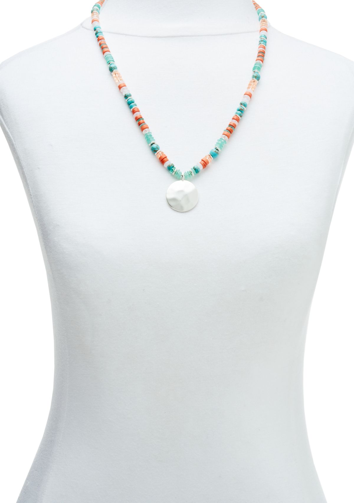 Beaded Pendant Necklace