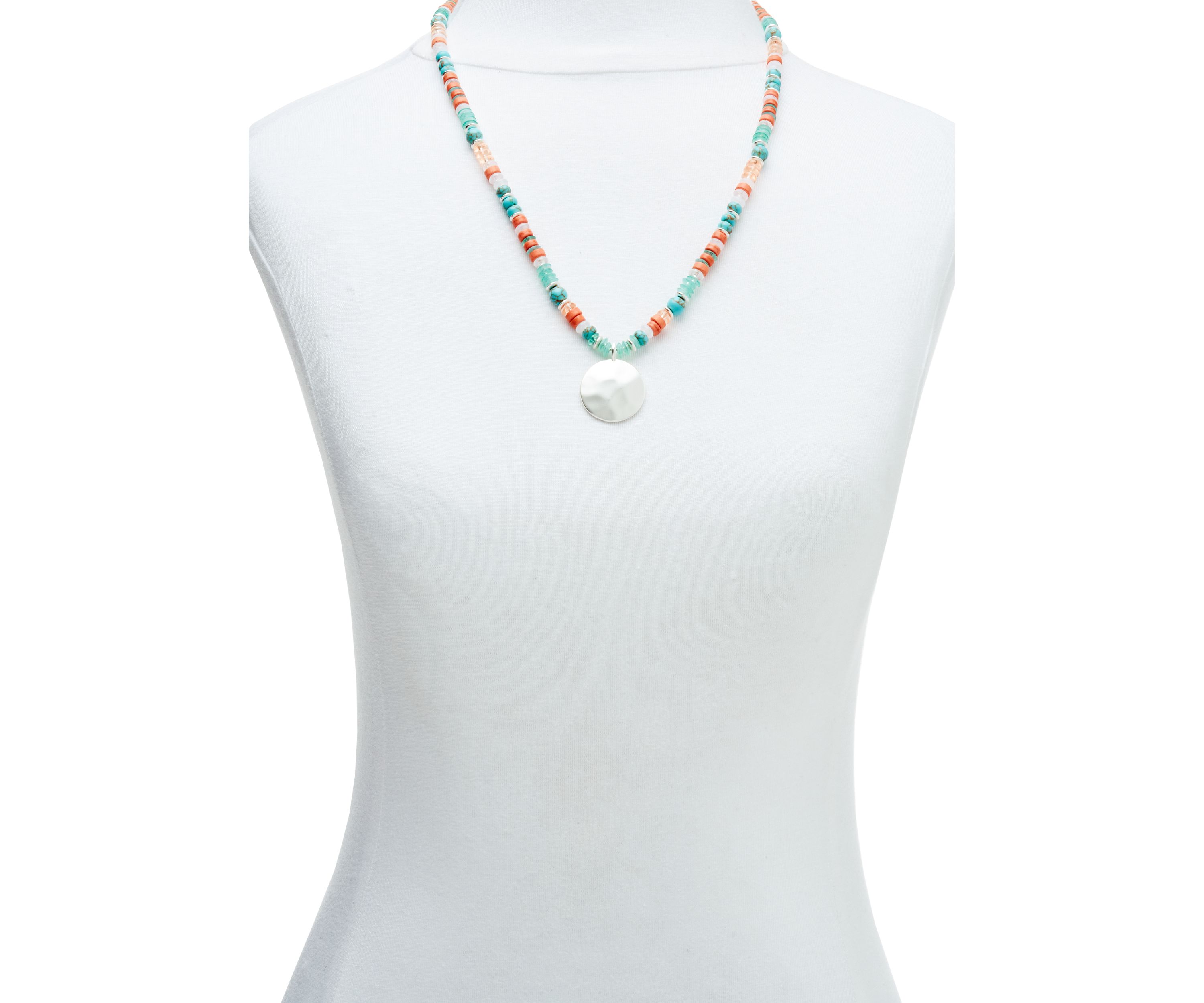 Beaded Pendant Necklace