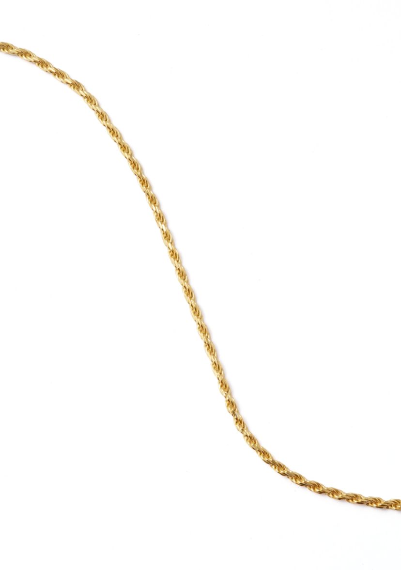 Gold Over Sterling Silver Chain Necklace