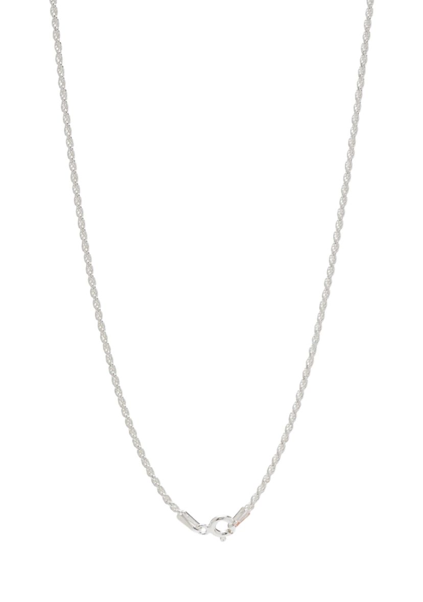 Sterling Silver Small 18 Rope Chain Necklace