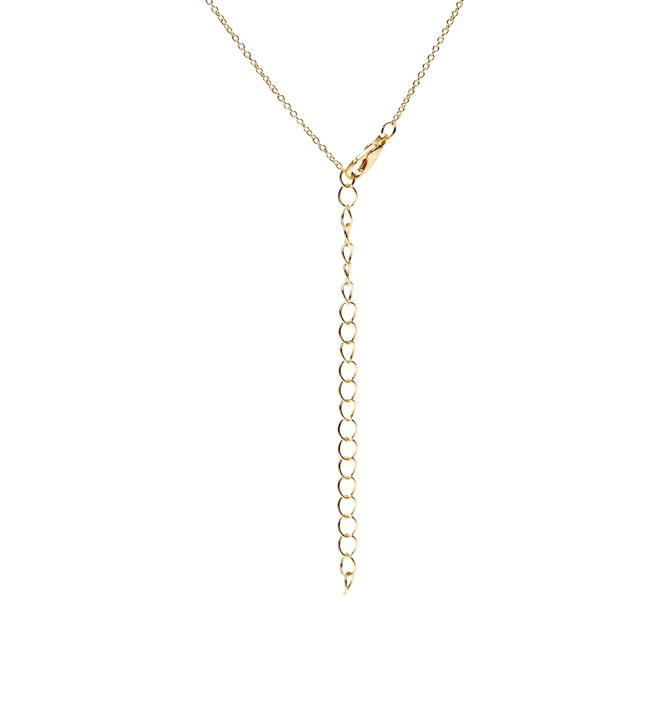 Gold Plated Heart Pendant Necklace and Earring Set