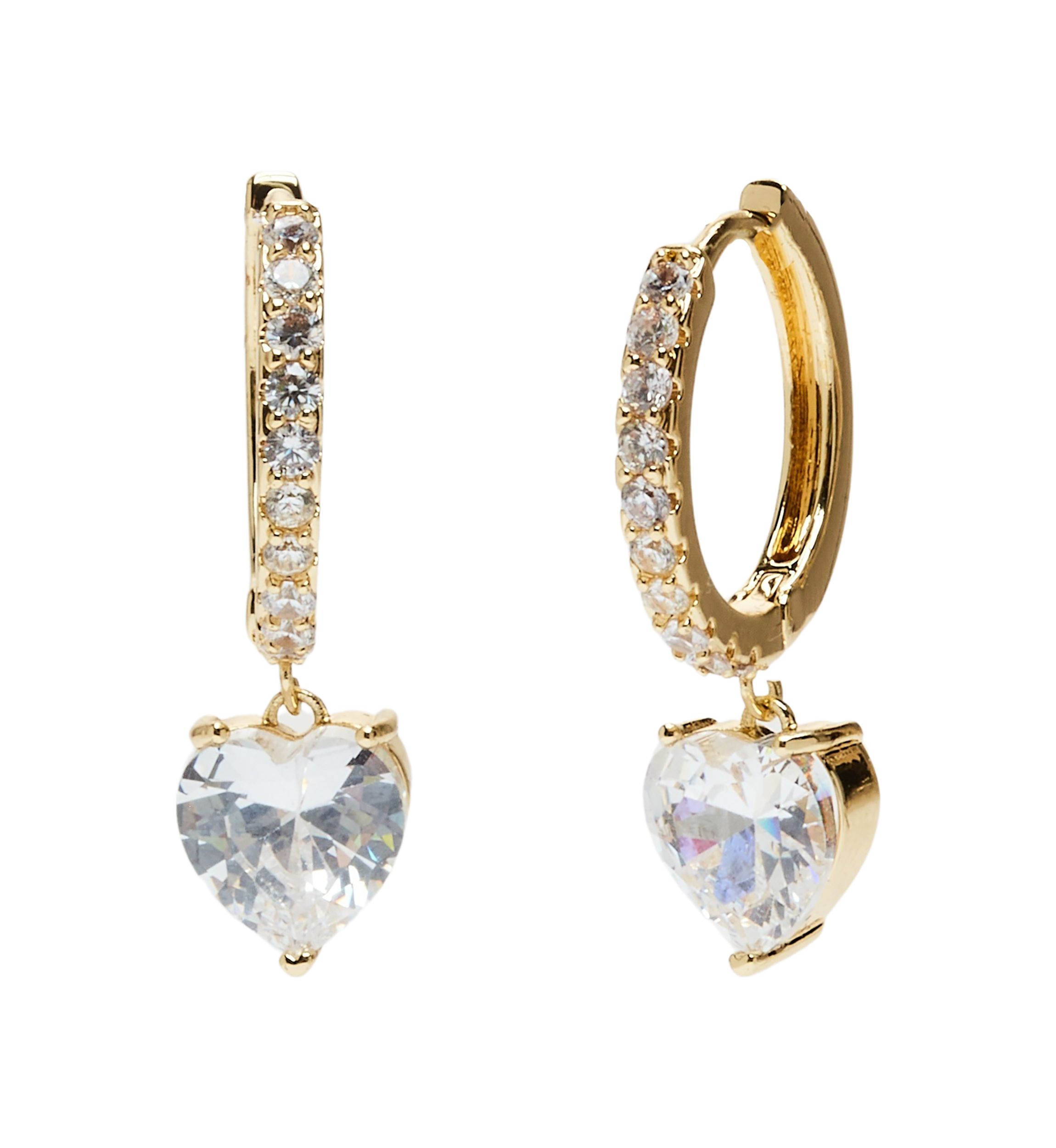 Gold Plated Hoop and Stud Earring Set