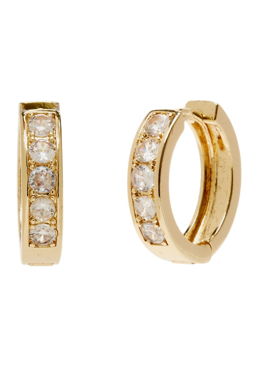 Gold Plated Drop Earring and Stud Set