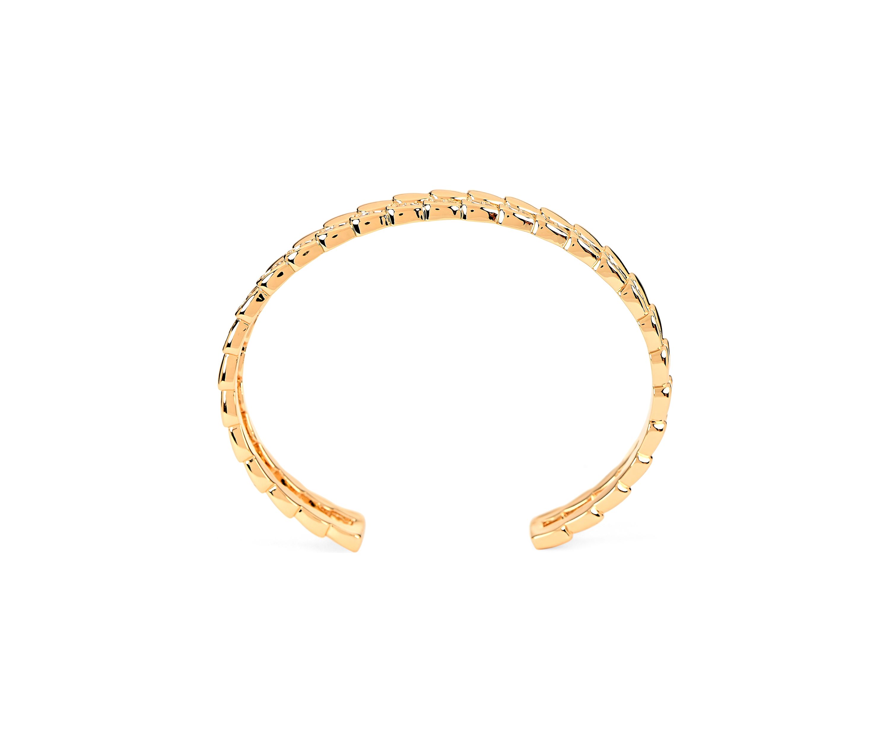Lab Grown Double Row Cubic Zirconia Bangle Bracelet