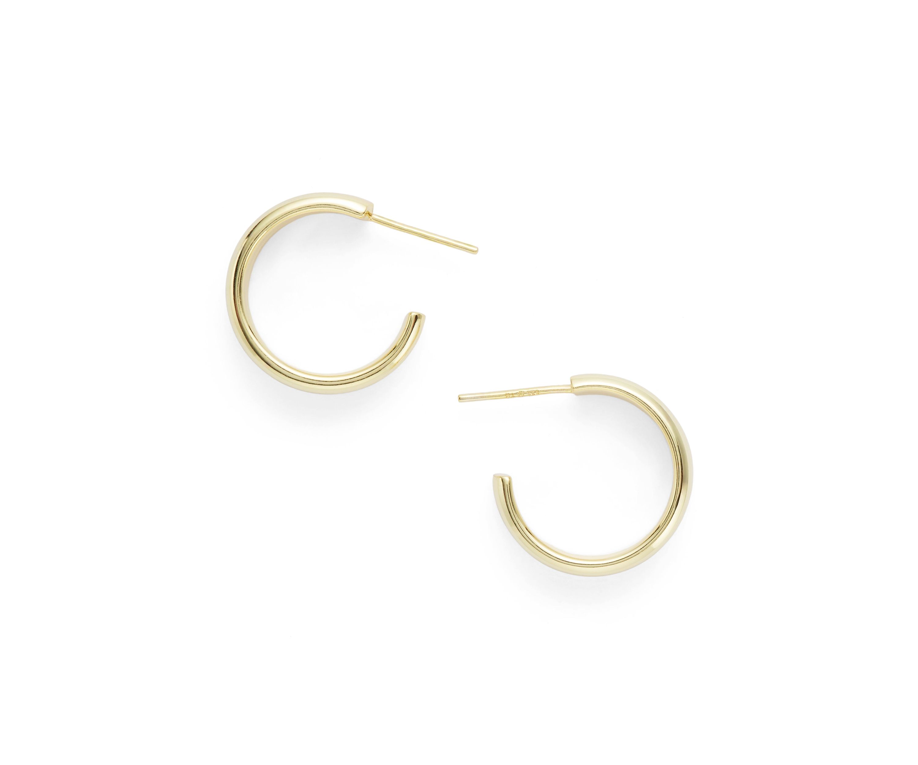 Sterling Silver Double Hoop Earrings