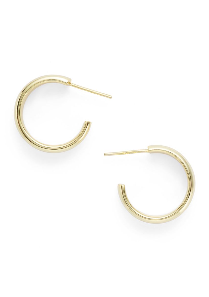 Sterling Silver Double Hoop Earrings