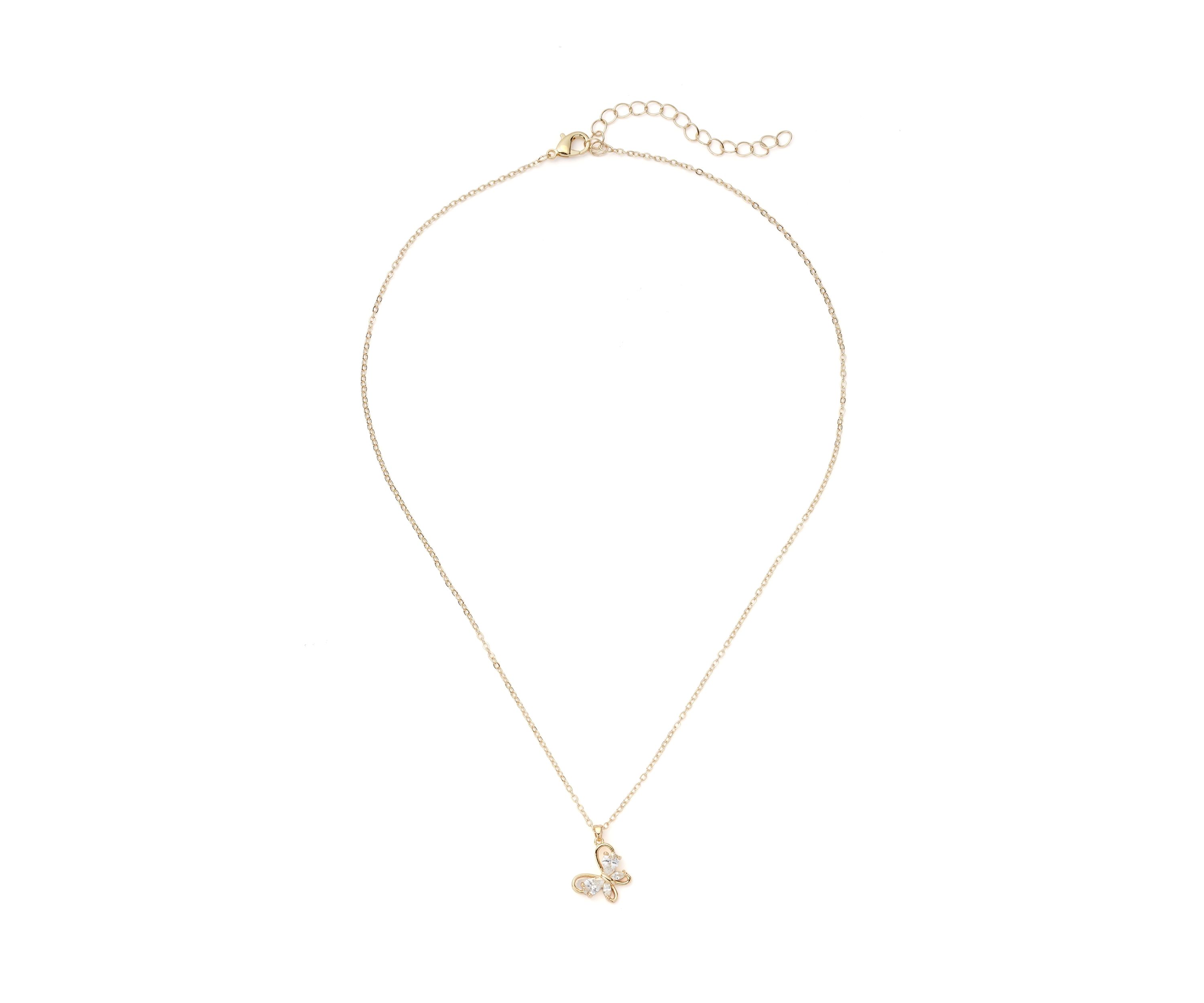 Gold Plated Butterfly Set