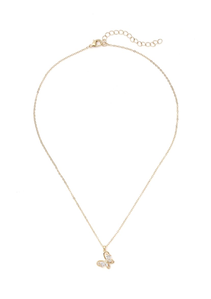 Gold Plated Butterfly Set