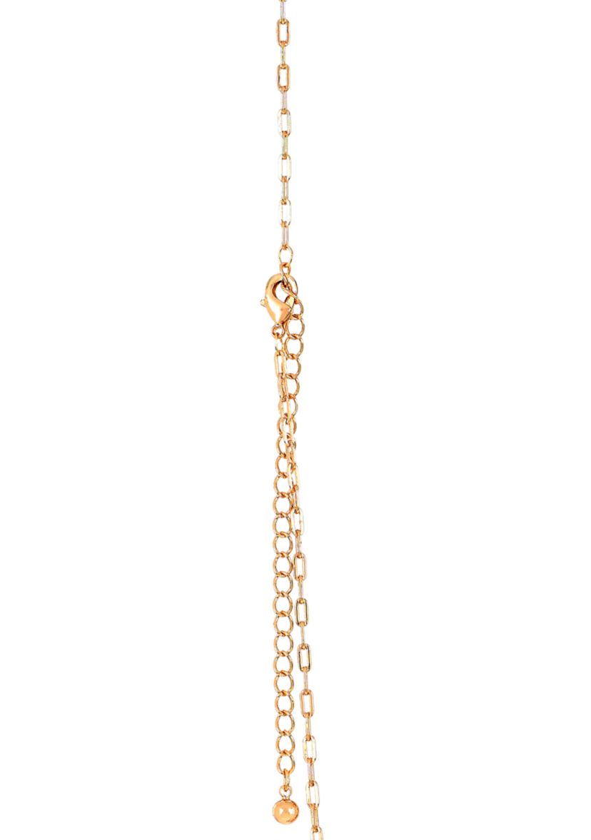 Lab Grown Gold PLated Multi Shape Oval and Square Clear CZ Necklae and Earrings Set 