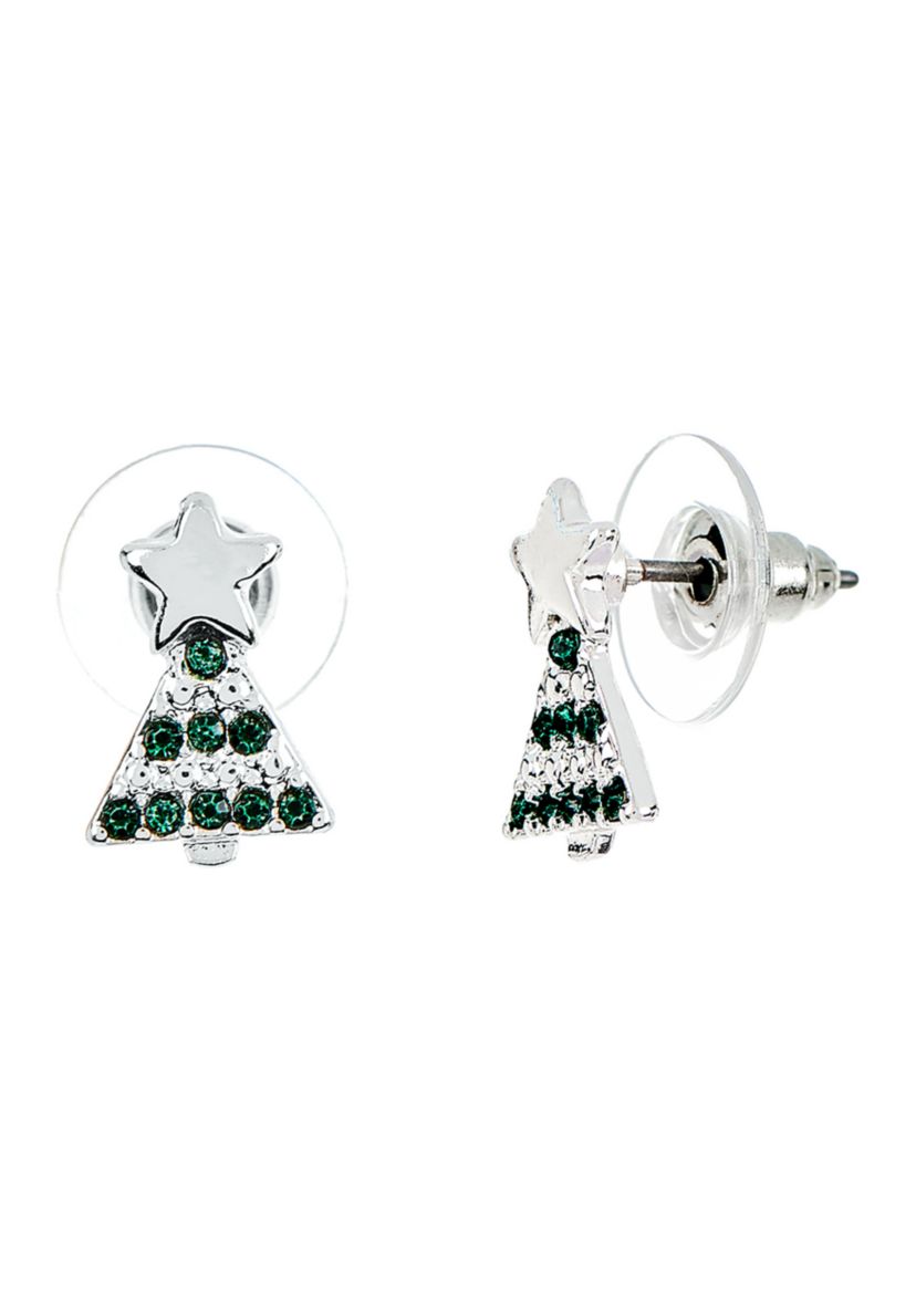 Holiday Cheer Enamel Earring Set