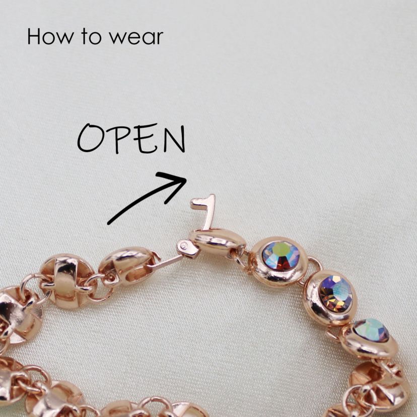 Tennis Bracelet 10Cttw Made with Swarovski Crystals in Pink Rose Gold  7" Standard length