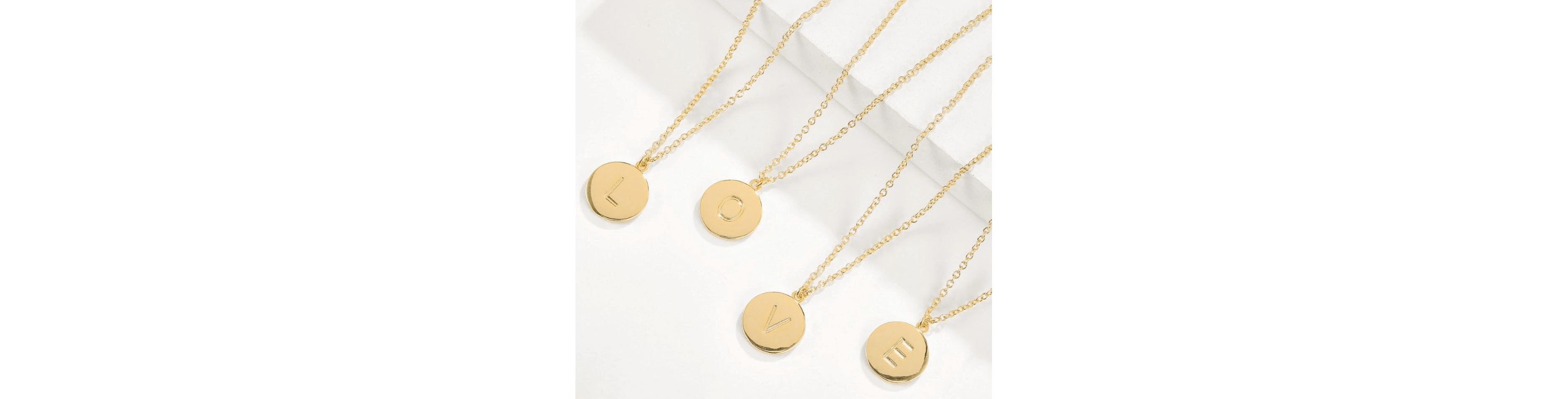 Initial Disc ONE IN A MILLION Pendant Necklace Gold Plating 18 Inch Chain + 2in Extender