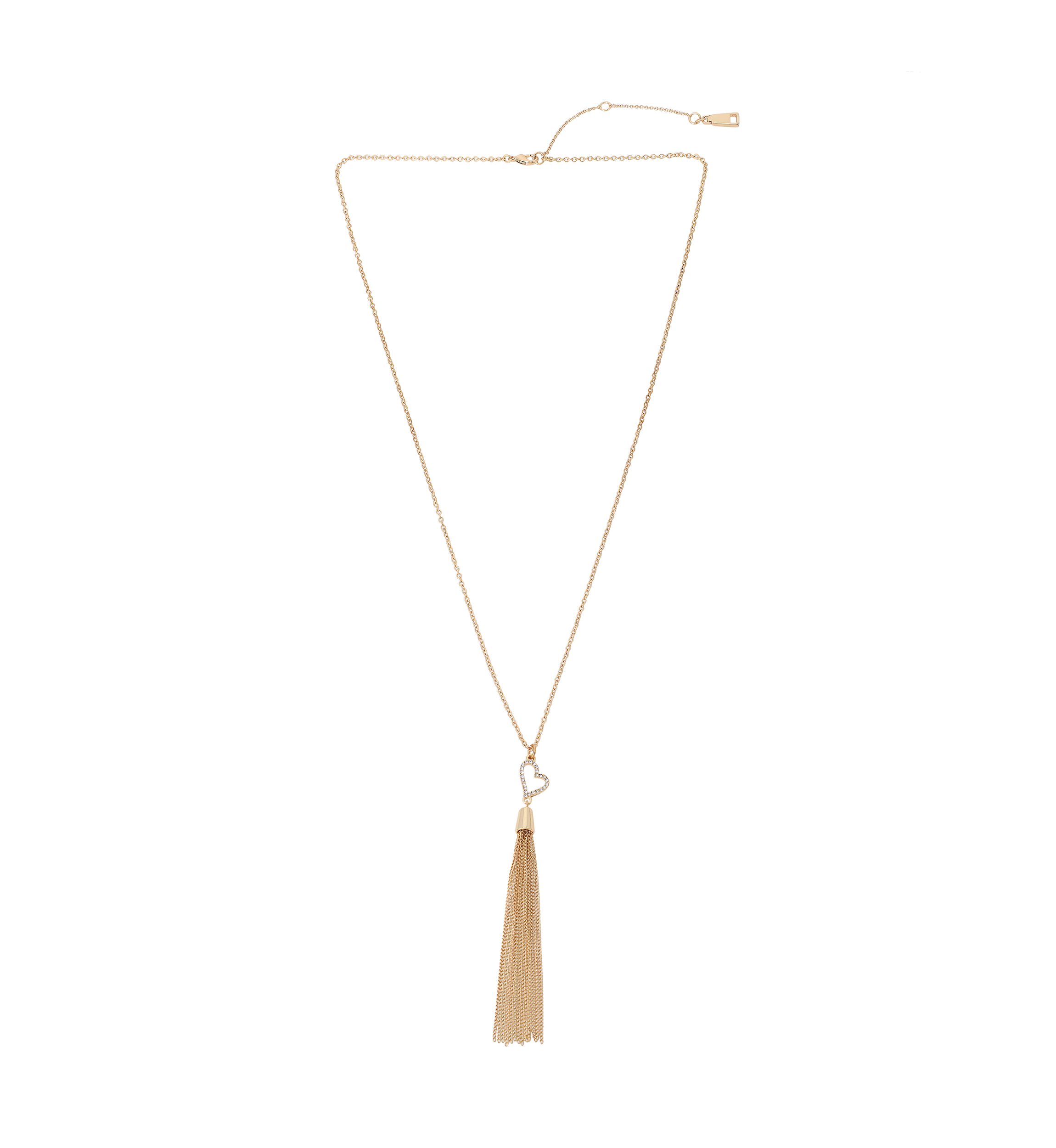 Heart Tassel Pendant Long Necklace