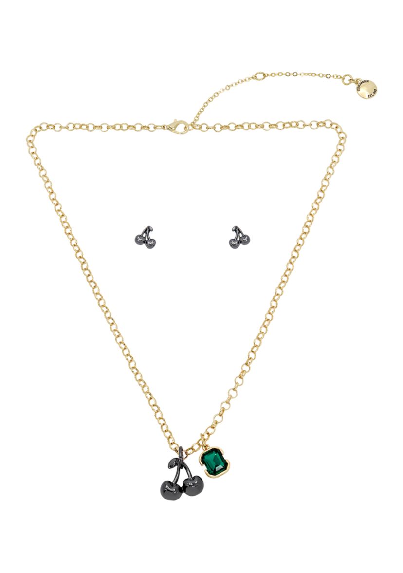 Cherry Charm Jewelry Set