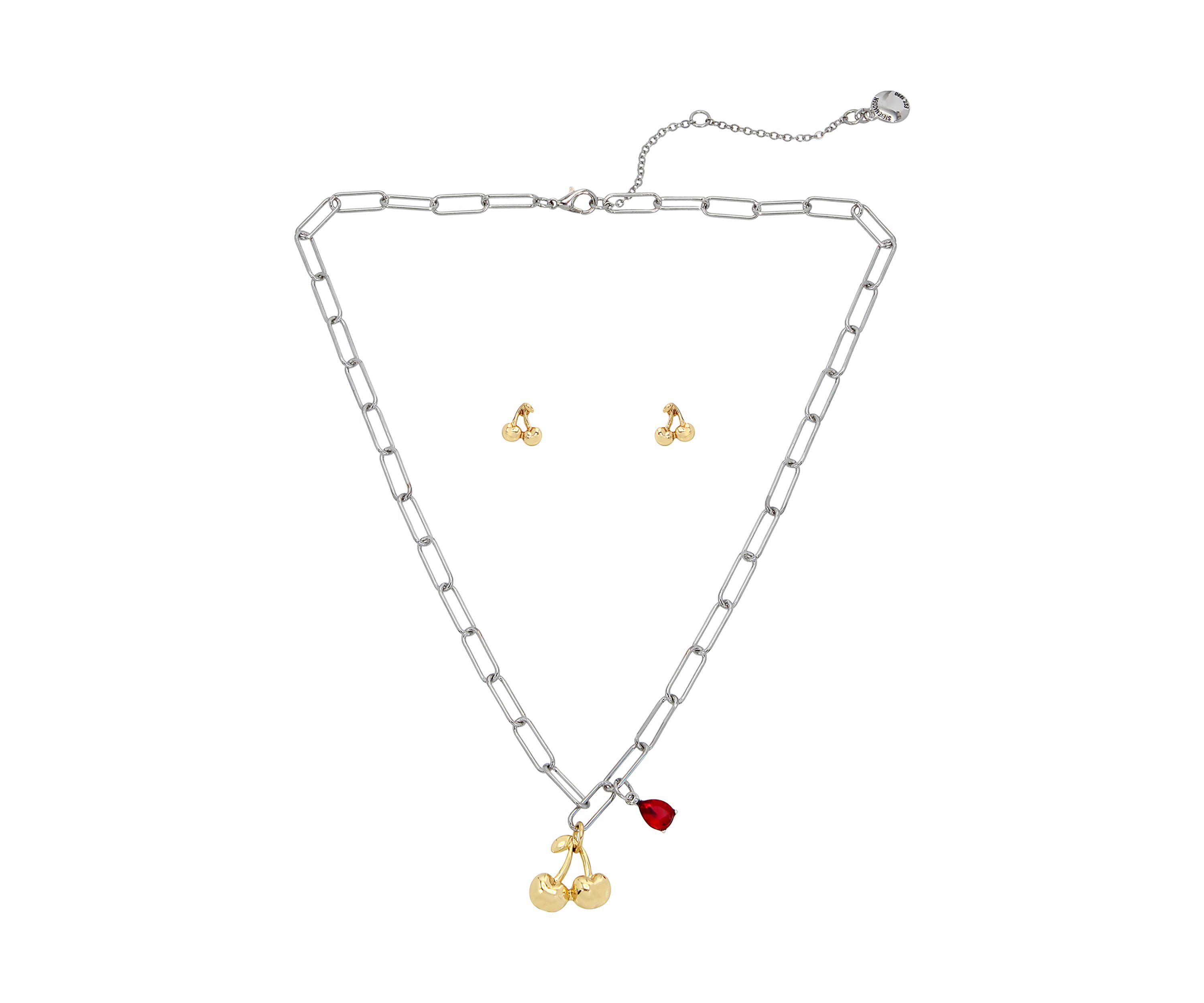 Cherry Charm Jewelry Set