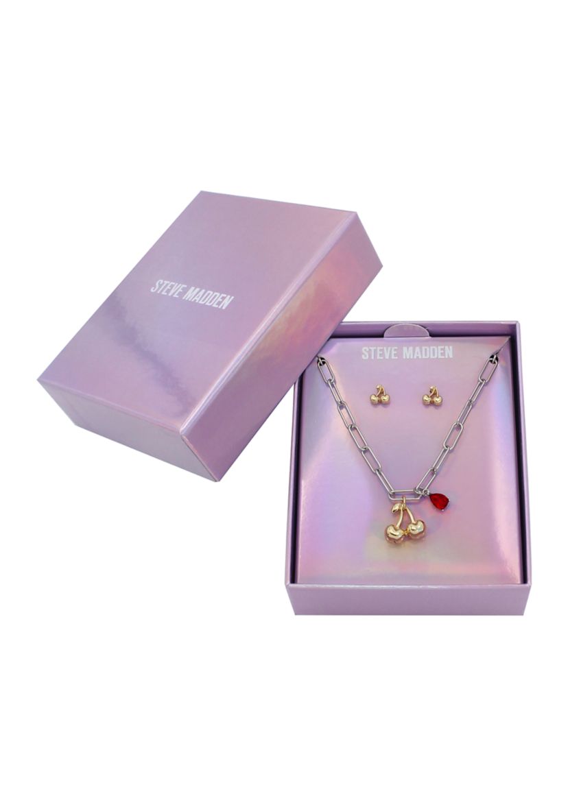 Cherry Charm Jewelry Set