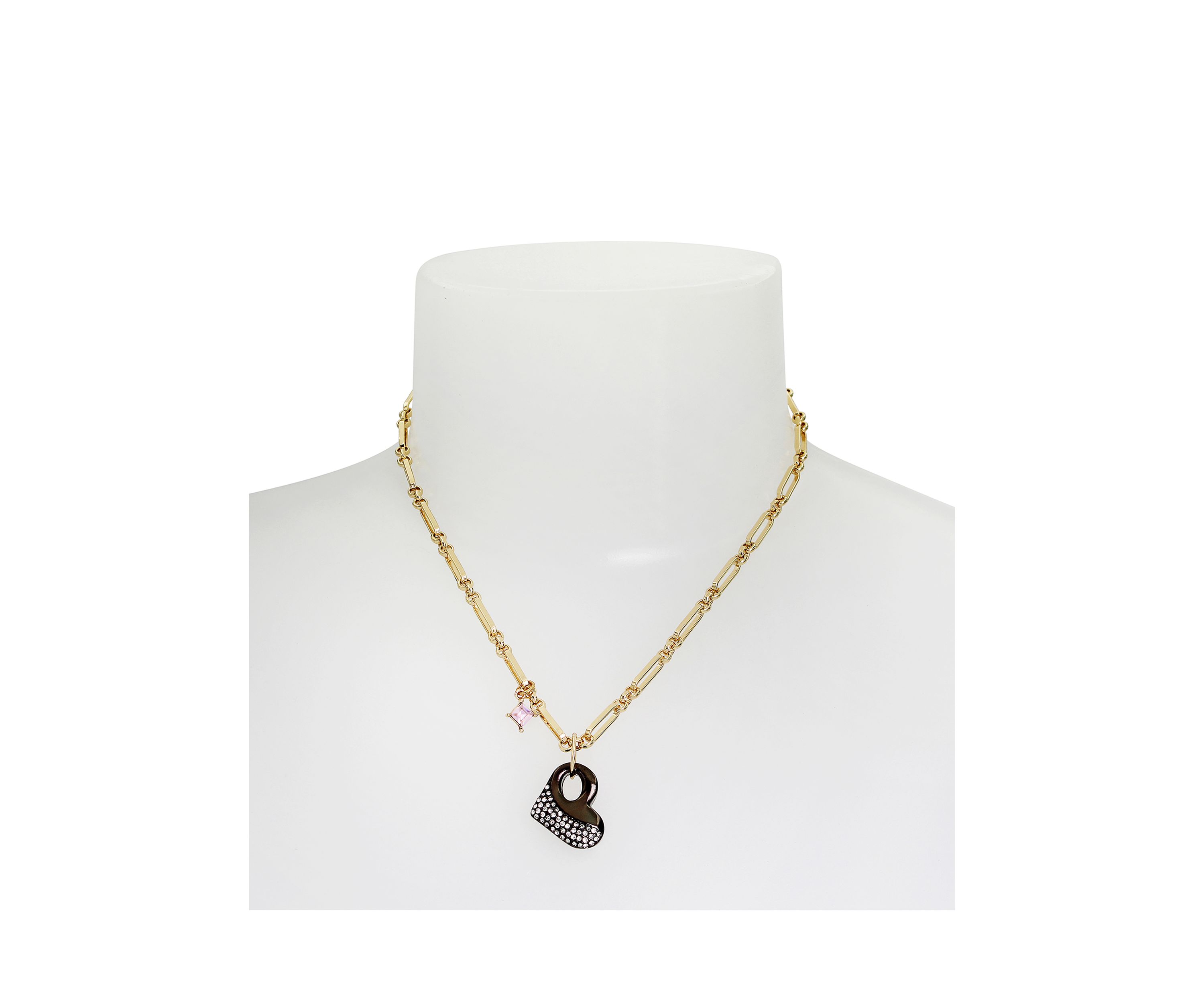 Puffy Heart Pendant Necklace