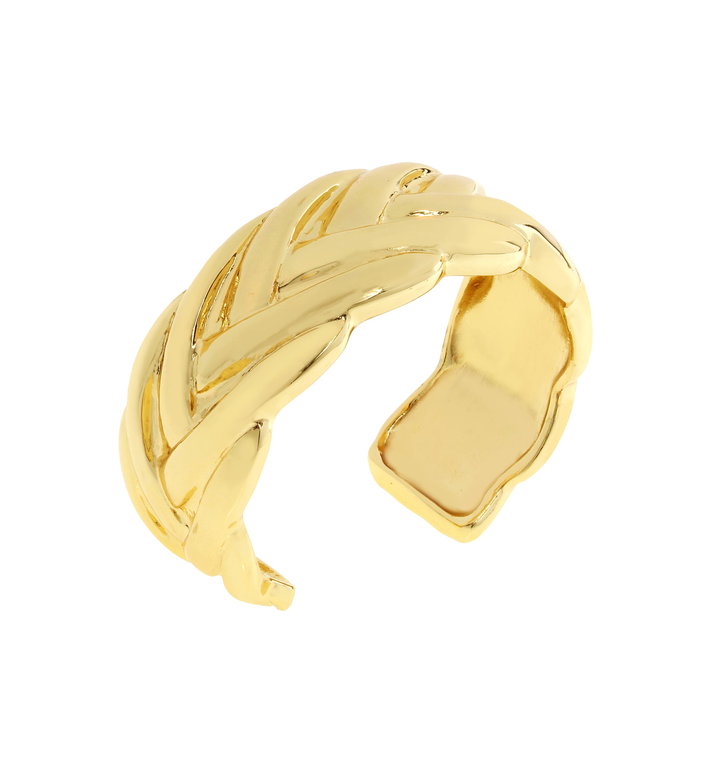 Woven Twist Cuff Bracelet