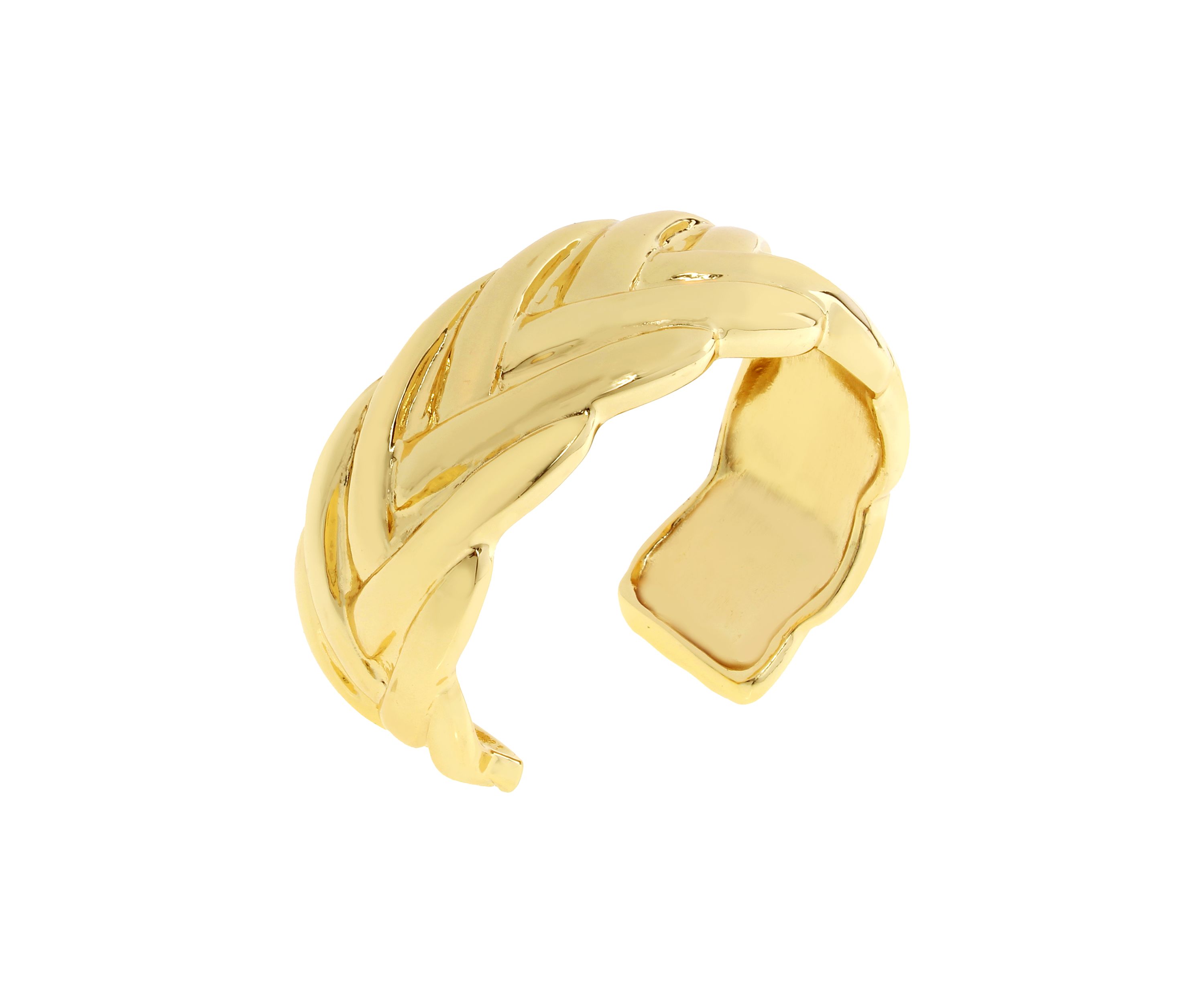 Woven Twist Cuff Bracelet