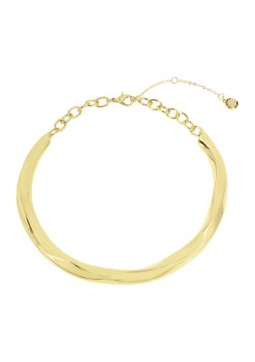 Steve Madden Woven Twist Collar Necklace